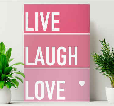 Jednoduchý citát ružové motivačné obrazy na stenu - Tenstickers