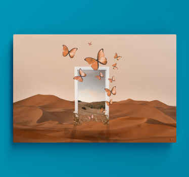 surreal desert landscape canvas art prints - TenStickers