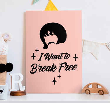 Quote canvas iconic phrase inspiration - TenStickers