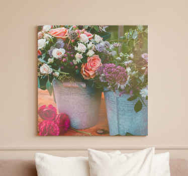 Cottagecore botaniska växter canvastavlor - Tenstickers