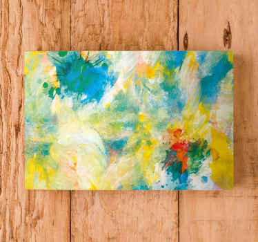 Abstract wall art 1 colorful splash of vivid hues - TenStickers