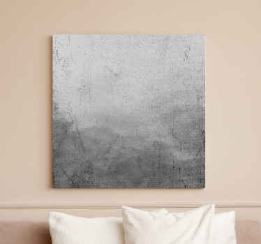 Watercolor ombre effect  grey canvas art prints - TenStickers