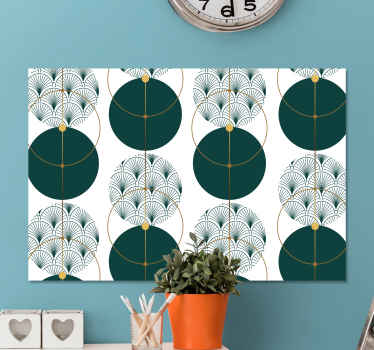 Glamour style art geometric canvas - TenStickers