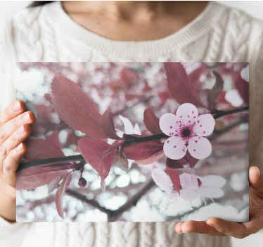 Elegantný obraz na stenu s kvetom - Tenstickers