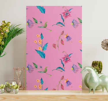 Tableau abstraite Jardin dessiné au décor éclectique - TenStickers