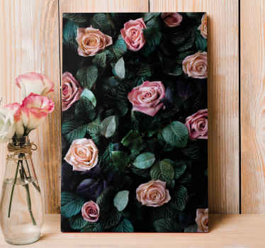 Leinwandbild Blume Rote rosenblüten - TenStickers