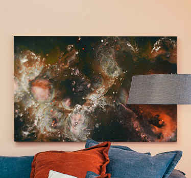 Cuadro paisajes Hermosa vista galaxia vía láctea - TenVinilo
