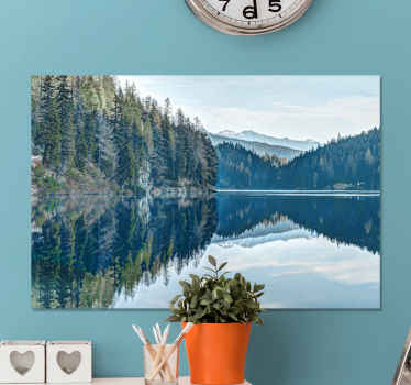 Tableau arbre de vie Nature forêt rivière - TenStickers