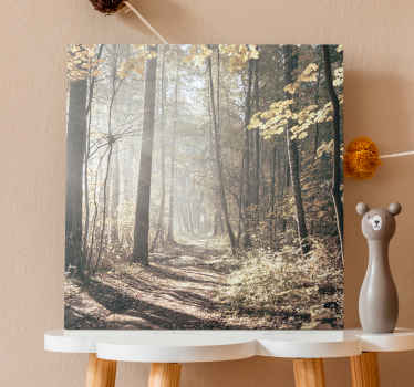 Tableau arbre de vie Soleil "nature" en forêt - TenStickers