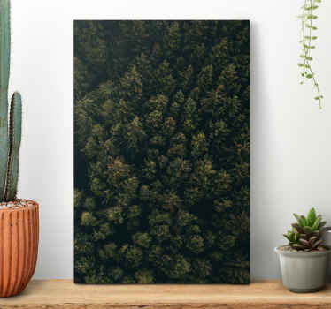 Tableau arbres canopée de forêt luxuriante - TenStickers