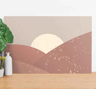 Quadro decorativo para sala Arte da parede do amanhecer - TenStickers