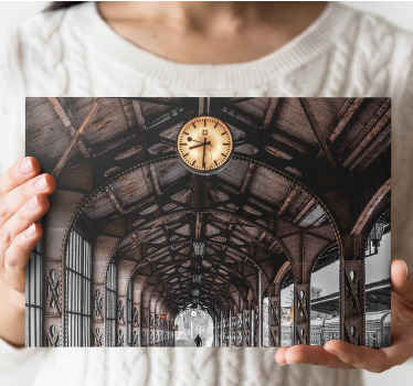 Classic 3d portal with watch 3D canvas prints - TenStickers