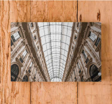 Cuadro 3d Arquitectura de vidrio 3d - TenVinilo