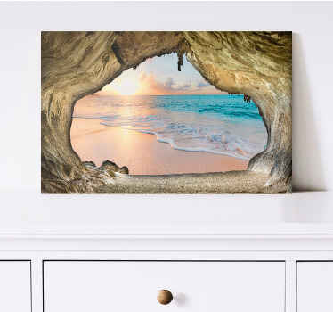 Cuadro paisajes Vista al mar 3d - TenVinilo