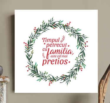 Tablou Crăciun Timpul petrecut cu familia - TenStickers