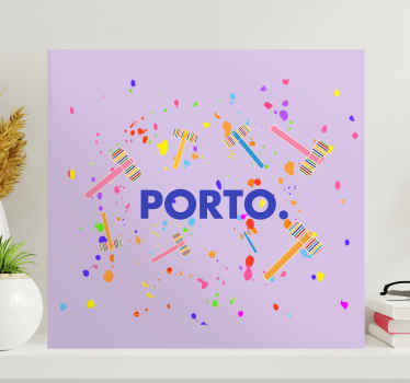 Arte em tela "martelinhos são joão" - TenStickers