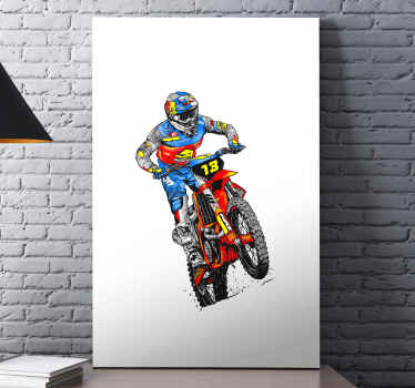 Obraz sport żużlowiec - TenStickers