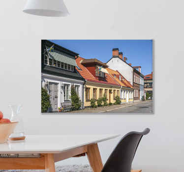 Ystad stadsbild canvastavlor - Tenstickers