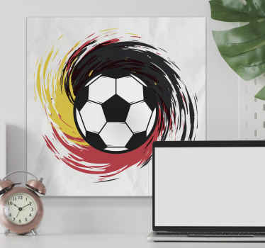 Canvas schilderij België voetbal - TenStickers