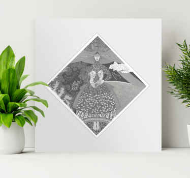 Obraz vintage "marzanna" z legend - TenStickers