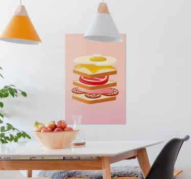 Quadro para cozinha "francesinha" - TenStickers