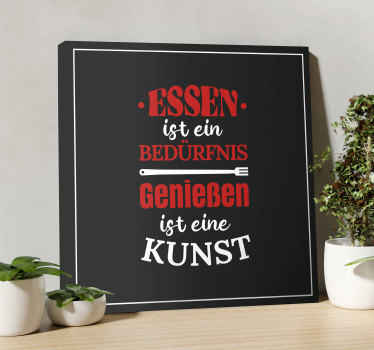 Wandbilder Essen ist ein Bedürfnis - TenStickers