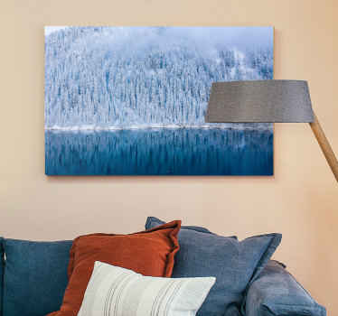 Wandbilder Bergsee im Winter - TenStickers