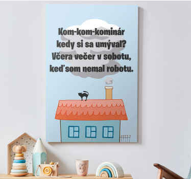Obraz na stenu Kom kom kominár - Tenstickers