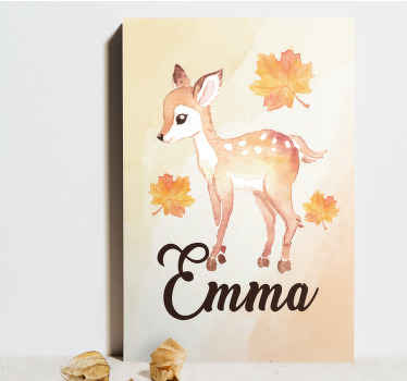 Tableau dessin faons prénom personnalisable - TenStickers