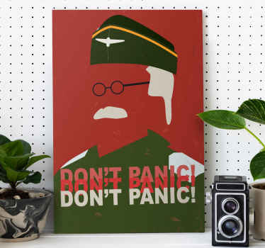 Don't panic  movie retro canvas - TenStickers