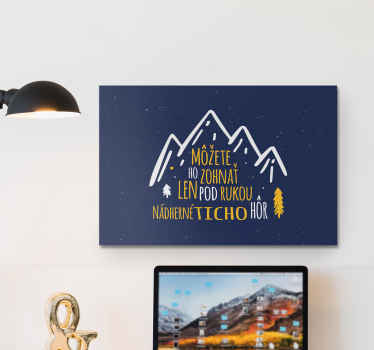 Obraz na stenu reklama na ticho - Tenstickers