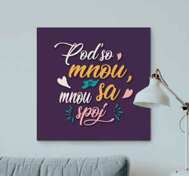 Obraz na stenu Poď somnou - Tenstickers