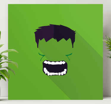 Tableau super héros Super-héros vert - TenStickers