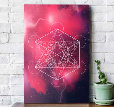 Cuadro mandala Símbolo Metatrón - TenVinilo