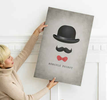 Tableau personnages Poirot - TenStickers