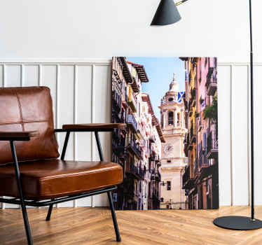 Cuadro para salón Pamplona Ciudad - TenVinilo