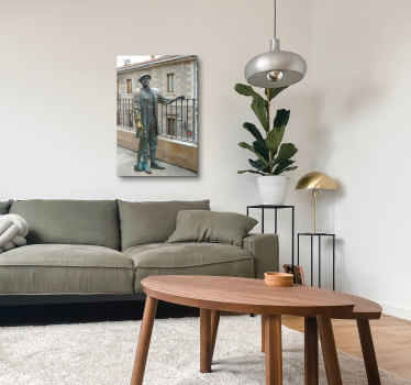 Cuadro de ciudades estatua Celedón Vitoria - TenVinilo