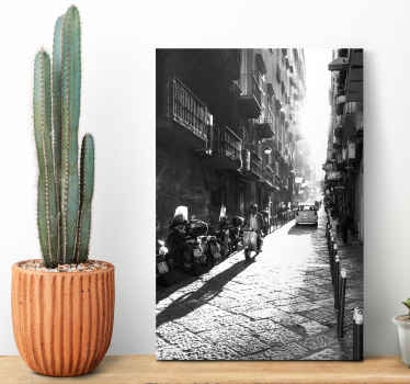 Quadro raffigurante Napoli stile vintage - TenStickers