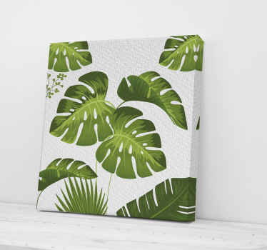 Cuadro plantas hoja de Monstera - TenVinilo