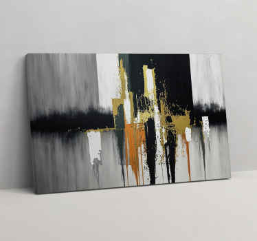 Cuadro moderno pintura abstracta - TenVinilo
