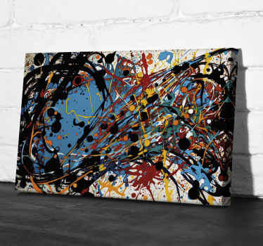 Cuadro moderno pintura abstracta - TenVinilo