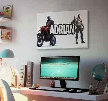 Leinwandbild mit personalisiertem Name - TenStickers
