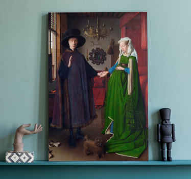 The Arnolfini Portrait painting canvas art - TenStickers