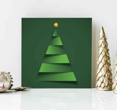 Tablou Crăciun brad de crăciun modern - TenStickers