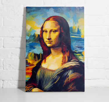 Quadro arte stile impressionista di Monna Lisa - TenStickers