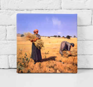 Quadro de arte Colheita ceifeiras - TenStickers
