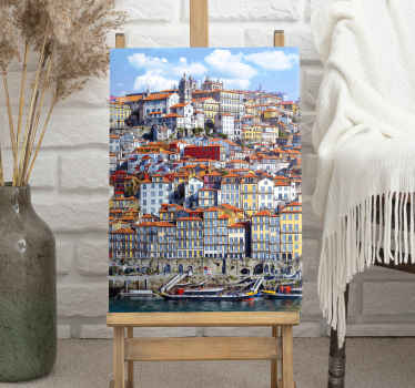 Quadro de cidade vistas do Porto - TenStickers