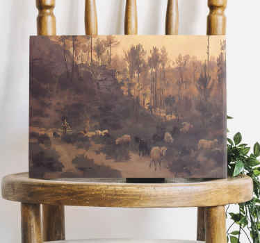 Quadro de arte Um rebanho em Sintra - TenStickers