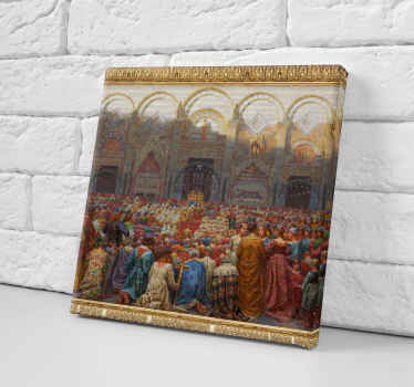 Det mystiske bryllup kunstmaleri på lærred - TenStickers