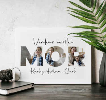 bedste mor lærredsbillede til stue - TenStickers